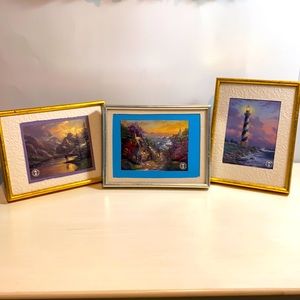 Thomas Kinkade Postcards in Frames Set